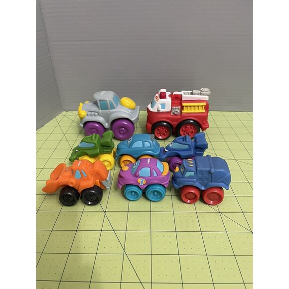Tonka Chuck & Friends Wheel Pals Soft Vehicles Hasbro Lot Of 8 Trucks Cars - Picture 2 of 10